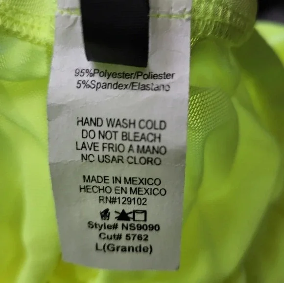 NWOT KTOO Shirring Tube Dress - Highlighter Yellow (Size L) - Picture 8 of 9